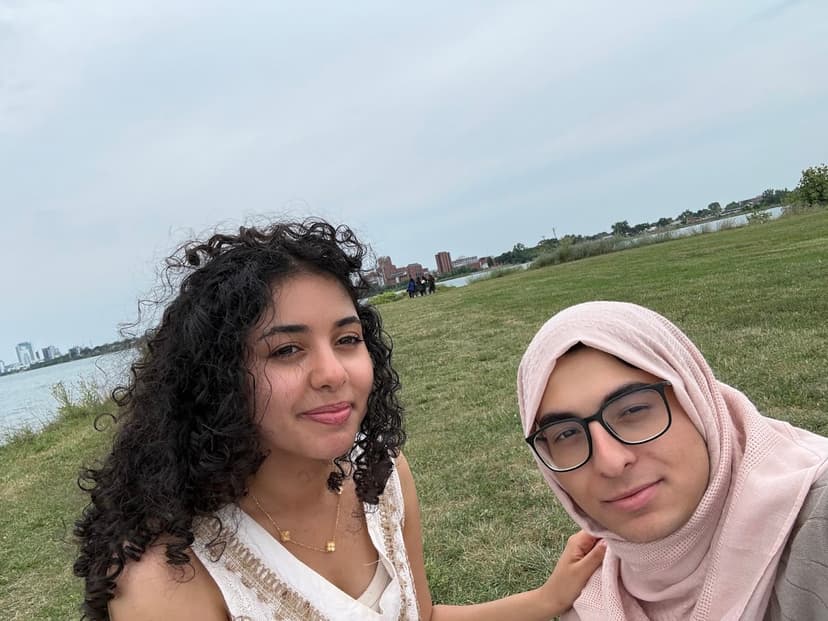 Us at Belle Isle before dinner