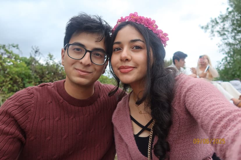 Us at the water lantern festival