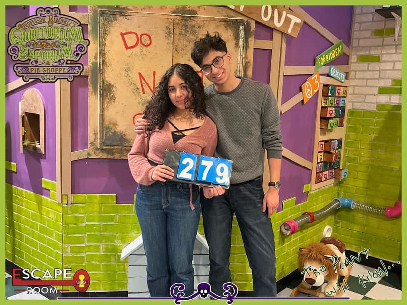 Us at the escape room
